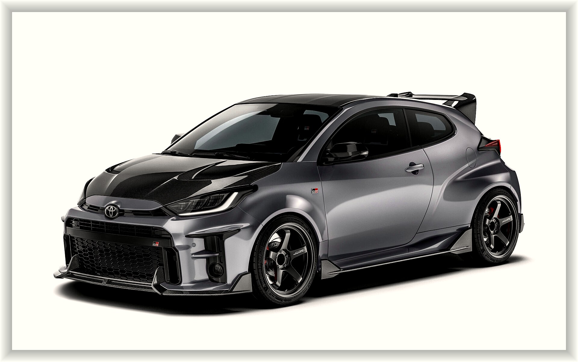 ADRO GR Yaris XP210 Full Carbon Body Kit — 5 ชิ้น ครบชุด