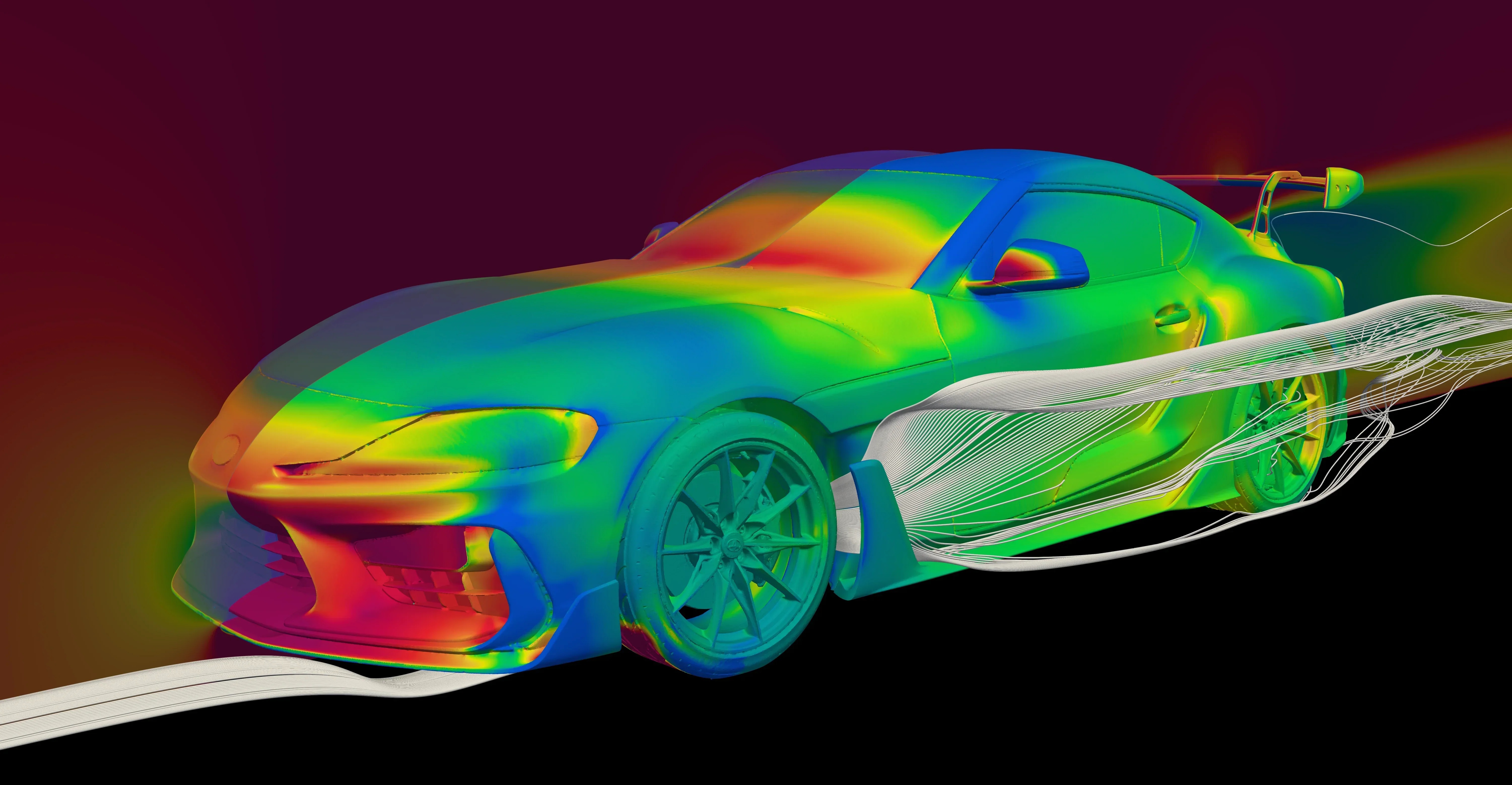 ADRO CFD Computational Fluid Dynamics Aerodynamics Testing — การจำลองการไหลของอากาศ