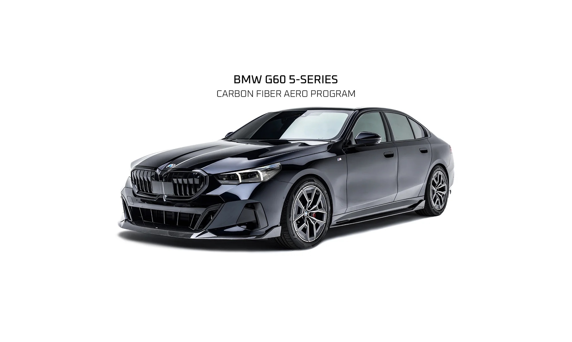 ADRO ชุดแต่ง BMW G60 520i Carbon Fiber Front Lip — ติดตั้งที่ G-Force Thailand
