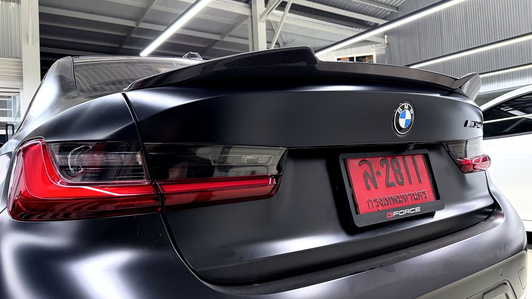 ADRO Rear Spoiler installed BMW M340i rear