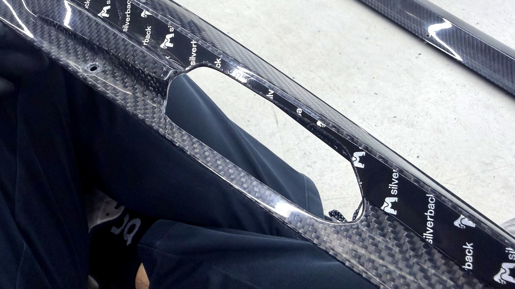 ADRO Side Skirt tape trimmed around light