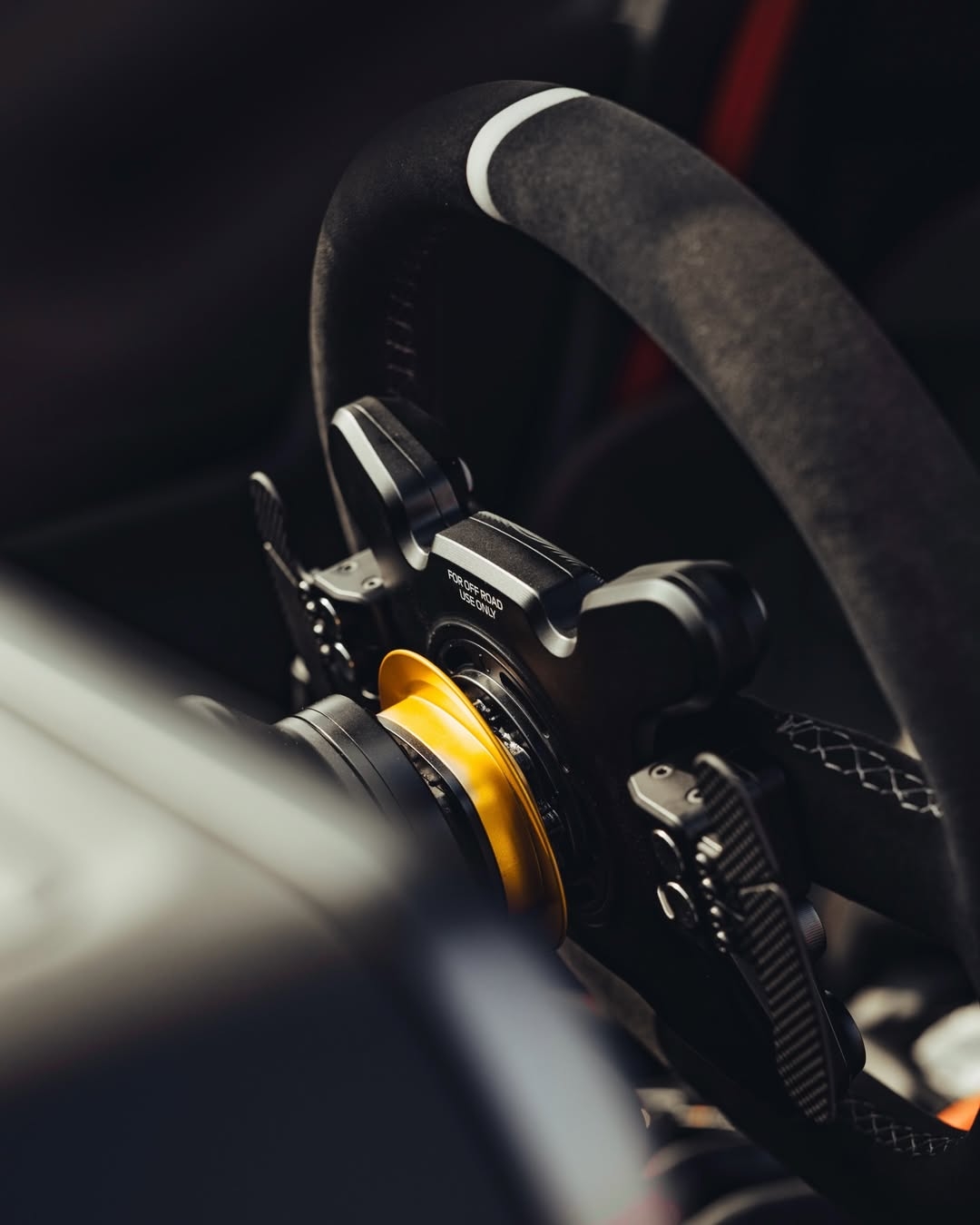 JQ Werks Podium quick release gold anodized detail