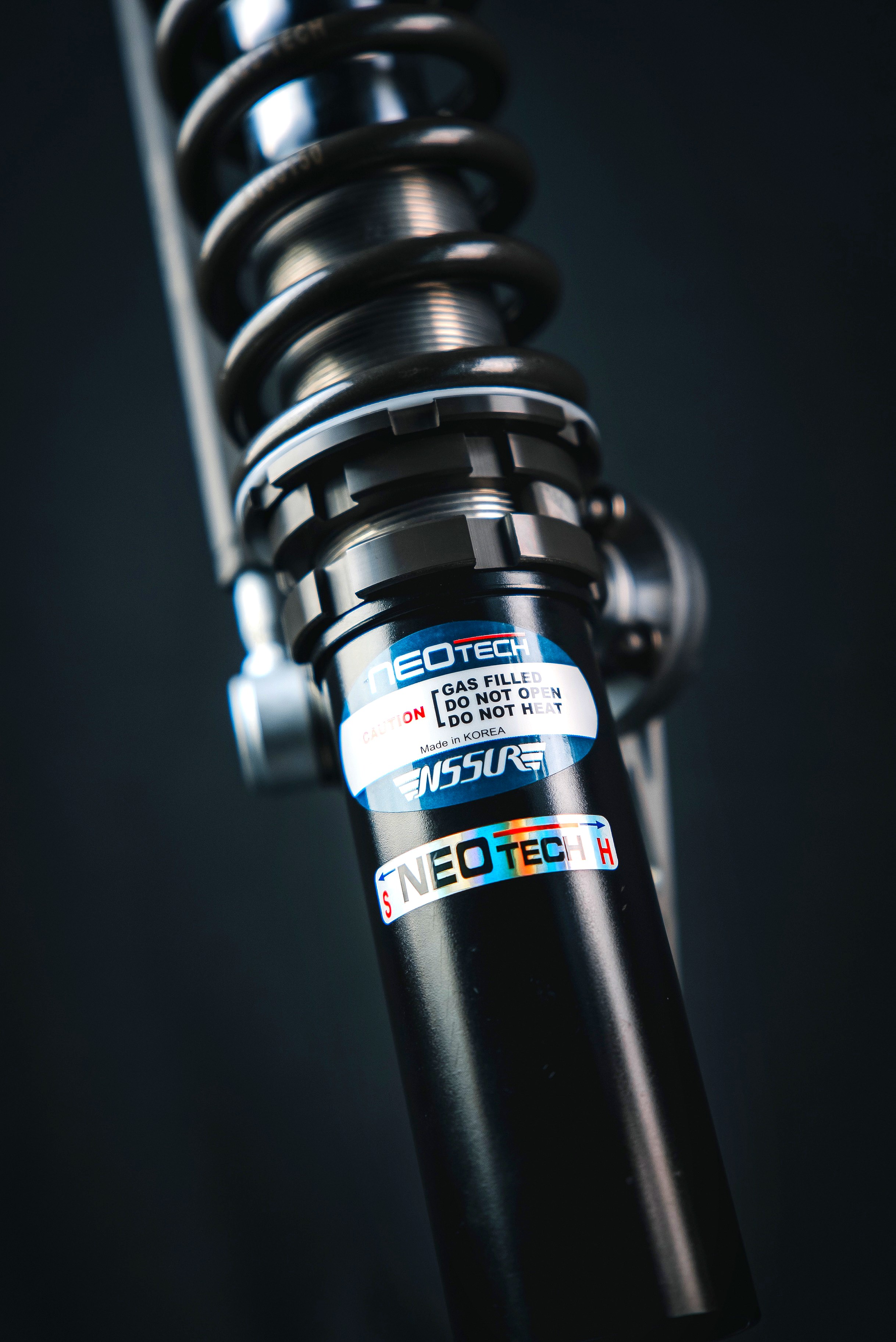 NeoTech Damper body — GAS FILLED Made in KOREA label